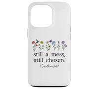 Still a Mess Still Chosen God Bible Verse 1 Corinthians 1:27 Coque pour iPhone 13 Pro