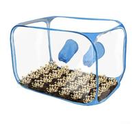 Still Air Box Kit de culture de champignons Boîte stérile portable avec fermeture éclair et gants pliable pour les amateurs de mycologie Environnement propre pour l'élevage de champignons Compact