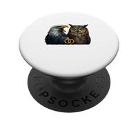 Still Annoying Together Owl Eagle Funny Anniversary 2016 PopSockets PopGrip Adhésif