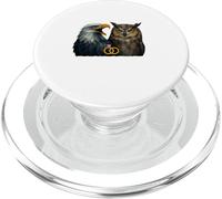 Still Annoying Together Owl Eagle Funny Anniversary 2016 PopSockets PopGrip pour MagSafe