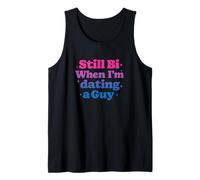 Still Bi When I'm Sortir Ensemble A Guy Unhinged Gay Pride Meme Queer Débardeur