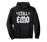 Still Emo Elder Emo Grunge Punk Graphic Goth Gothic Vintage Sweat à Capuche