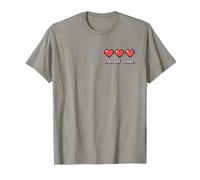 Still Got 3 Lives Jeu vidéo rétro Amusant Pixel Hearts T-Shirt