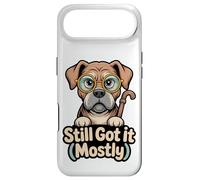 Still Got It Mostly Funny Art pour Chien Senior Coque pour iPhone Air