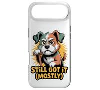 Still Got It Mostly Funny Art pour Chien Senior Coque pour iPhone Air
