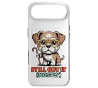 Still Got It Mostly Funny Art pour Chien Senior Coque pour iPhone Air