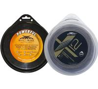 Still in Black Hybride PWF Spin + X8 Cordage de Tennis Adulte Unisexe, Blanc et Or, 240 m