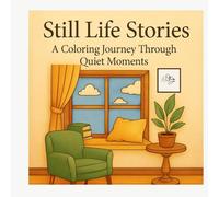 Still Life Stories: A Coloring Journey Through Quiet Moments