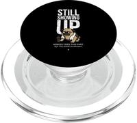 Still Showing Up Pug PopSockets PopGrip pour MagSafe