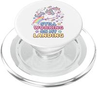 Still Working on My Landing Adorable Licorne Arc-en-Ciel PopSockets PopGrip pour MagSafe