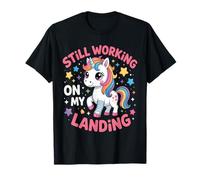 Still Working on My Landing Blessure au Bras cassé Licorne Mignonne T-Shirt