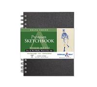 Stillman & Birn Delta Series Carnet de croquis à spirales, 15,2 x 20,3 cm, 270 g/m² (très lourd), papier ivoire, surface pressée à froid