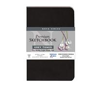 Stillman & Birn Nova Series Carnet de croquis à couverture souple Gris 14 x 21,6 cm 150 g/m² Surface grain moyen
