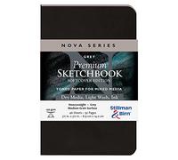 Stillman & Birn Nova Softcover Sketchbook, Grey, 3.5x5.5 Inches