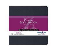 Stillman & Birn Zeta Series Carnet de croquis à couverture souple, 19,1 x 19,1 cm, 270 g/m² (très lourd), papier blanc, surface lisse
