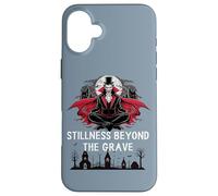 Stillness Beyond The Grave Citation Amusante Vampire Meditation Coque pour iPhone 16 Plus