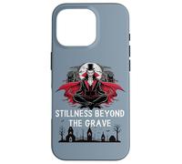 Stillness Beyond The Grave Citation Amusante Vampire Meditation Coque pour iPhone 16 Pro