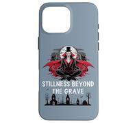 Stillness Beyond The Grave Citation Amusante Vampire Meditation Coque pour iPhone 16 Pro Max
