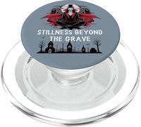 Stillness Beyond The Grave Citation Amusante Vampire Meditation PopSockets PopGrip pour MagSafe