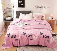 Stillshine Couverture Plaid XXL XXXL Couverture en Microfibre, Jeté de lit, Couverture de lit Super Chaude - Couverture de canapé Confortable Fleece Blanket (180 x 200 cm,Love Rose)