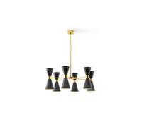 Stilnovo Megafono Suspension 12 Or/ Noir/Ivoire