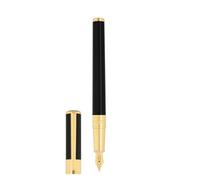S.T.Dupont Initial Fountain Pen Black/Golden