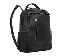 STILORD “Aiden” Sac à Dos en Cuir Vintage Backpack Moderne pour Femmes et Hommes Daypack Ordinateur Portable 13,3 Pouces Bureau Collège Cuir Véritable Couleur:Noir