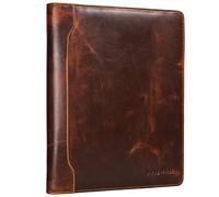 STILORD 'Arvid' Vintage Pochette à Documents Cuir Porte-Documents Portfolio Agenda d'affaires A4 13,3 Pouces Business, Couleur:Kara - Cognac