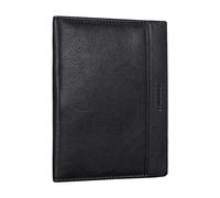STILORD 'Bernhard' Porte-Documents A5 en Cuir Business Organisateur de Conférence Porte-Document en Cuir Véritable Pochette, Couleur:ossidiana Nero