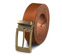 STILORD Ceinture en Cuir Universelle Homme Femme Vintage Cuir de Buffle Raccourcissable Boîte Cadeau, Couleur:veneto - marron | Fibbia antica - bronzea I I I, taille:Universal 80-130 cm
