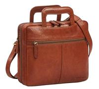 STILORD 'Connell' 13.3 Pouces Sacoche Ordinateur Cuir Porte Document Homme Sac de Travail Etroit Vintage Housse Tablette Conferencier A4 Cuir Veritable, Couleur:maraska - marron