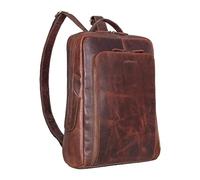 STILORD 'Daniele' Sac a Dos Ordinateur en Cuir Hommes Femmes Sac à Dos d'Ordinateur Portable 13 Pouces Sac à Dos de Voyage Bagages à Main Vintage, Couleur:Florida - Marron