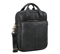 STILORD 'Dave' Sacoche Homme bandouliere Cuir Voyage Sacoche Ordinateur 13.3 Pouces MacBook Borsa per Tablet Sac Bandoulière Sac Messenger Cuir Véritable, Couleur:Noir