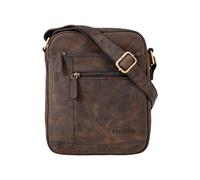 STILORD 'Diego' Sacoche Homme Cuir Petit Sac Bandoulière Vintage pour 9.7 pouces iPad DIN A5 Tablette PC Sac Messager en Cuir véritable, Couleur:zamora - marron