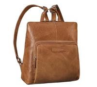 STILORD 'Dorothea' Petit Sac a Dos Voyage Cuir Femme Elégant Daypack en cuir Petit sac à dos de jour Vintage Sac à dos de ville Sac à main en cuir véritable, Couleur:tropica - marron