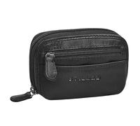STILORD 'Eason' Porte-clés en Cuir pour Homme avec Plusieurs Compartiments - Pochette Organisatrice de Clés et Monnaie pour Femme - Porte-clés en Cuir Véritable, Couleur:Noir