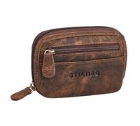 STILORD 'Eason' Porte-clés en Cuir pour Homme avec Plusieurs Compartiments - Pochette Organisatrice de Clés et Monnaie pour Femme - Porte-clés en Cuir Véritable, Couleur:Kreta - Brun