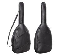 STILORD 'Elvis' Housse Guitare 4/4 Cuir Premium 39' 40' 41' étui Guitare Acoustique et Classique Gig Bag Imperméable Housse Rembourrée pour Guitariste, Couleur:Noir