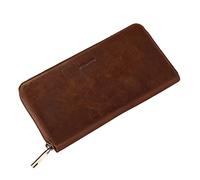 STILORD 'Emma' Porte-Monnaie Femme Cuir Anti-RFID Portefeuille Grand Format Design Vintage avec Pochettes pour Cartes en Cuir Véritable, Couleur:Prestige - Marron