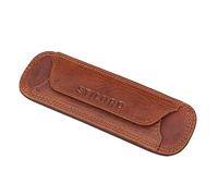 STILORD épaulière Cuir avec Boutons-Pression pour bandoulière Rembourrage Protection de Ceinture rembourrée Coussin Cuir véritable Vintage, Couleur:Kara - Cognac