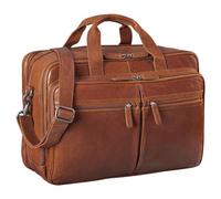 STILORD 'Gigantus' Sacoche Cuir Homme XXL Serviette en Cuir Sac d'enseignant Sac d'affaire Sac bandoulière Homme Sac Professeur Femme, Couleur:maraska - Marron