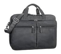 STILORD 'Gigantus' Sacoche Cuir Homme XXL Serviette en Cuir Sac d'enseignant Sac d'affaire Sac bandoulière Homme Sac Professeur Femme, Couleur:Antracite