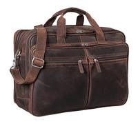 STILORD 'Gigantus' Sacoche Cuir Homme XXL Serviette en Cuir Sac d'enseignant Sac d'affaire Sac bandoulière Homme Sac Professeur Femme, Couleur:Zamora - Marron
