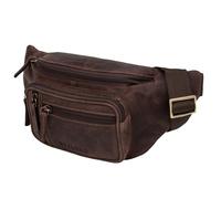 STILORD 'Greg' Sacoche Ventrale en Cuir Marron Vintage Hip Bag Homme Femme Sac Banane Belt Bags for Sports Festival Voyages Pochette Cuir véritable, Couleur:Granada - Marron