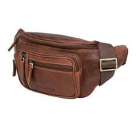 STILORD 'Greg' Sacoche Ventrale en Cuir Marron Vintage Hip Bag Homme Femme Sac Banane Belt Bags for Sports Festival Voyages Pochette Cuir véritable, Couleur:Napoli - Marron