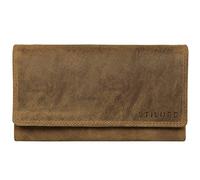STILORD "Hannah Vintage Portefeuille Horizontal pour Femmes Grand Porte-Monnaie Porte-Billets avec RFID Blocage en Cuir Véritable Couleur:Marron Moyen