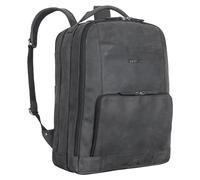 STILORD Harlow Sac à Dos Cuir Homme XL Vintage Élégant Grand Sac à Dos Ordinateur 15-17 Pouces Sac Business Travail avec Système Trolley Cuir Véritable Couleur:Antracite