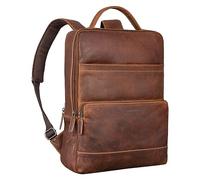 STILORD 'Henning' Sac à Dos en Cuir pour Hommes et Femmes Sac à Dos Compartiment Ordinateur 16 Pouces Sac à Dos d'affaires pour Femmes, Couleur:luino - Marron