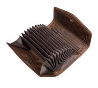 STILORD 'Holden' Porte-Cartes Cuir RFID Mini Portefeuille Hommes Cuir RFID et NFC Porte-Carte Porte-Monnaie Portefeuille Cuir Véritable, Couleur:Soria - Marron