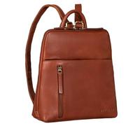 STILORD 'Holly' Petit Sac a Dos Femme Cuir Vintage Sac a Main Bandoulière Femmes Porte à l'Épaule Shopping Backpack Retro Sac de Cours Cuir Véritable, Couleur:conciata al vegetale brandy